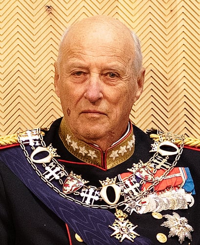 Kong Harald V under åpningen av Sametinget, 2021